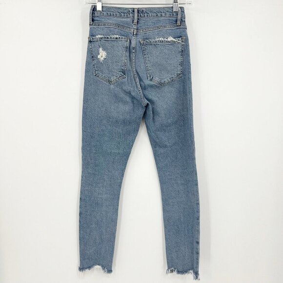 AGOLDE - Nico High Rise Slim Fit Jeans in Rooted Size 23 - Picture 6 of 8